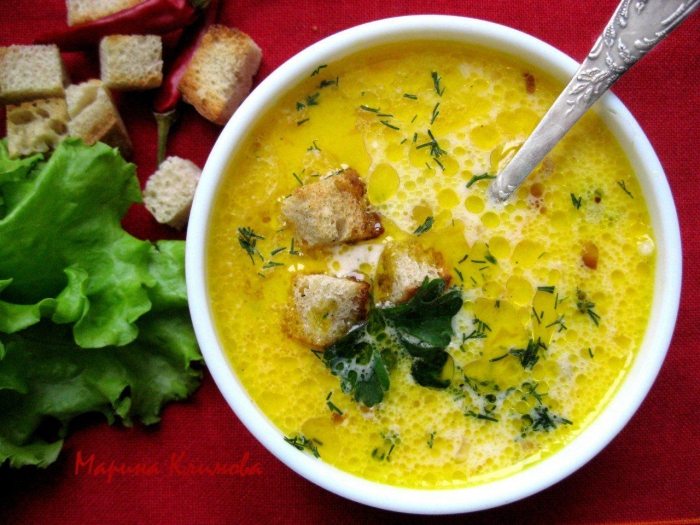 Вкусное и нежное первое блюдо: учимся готовить суп из плавленых сырков